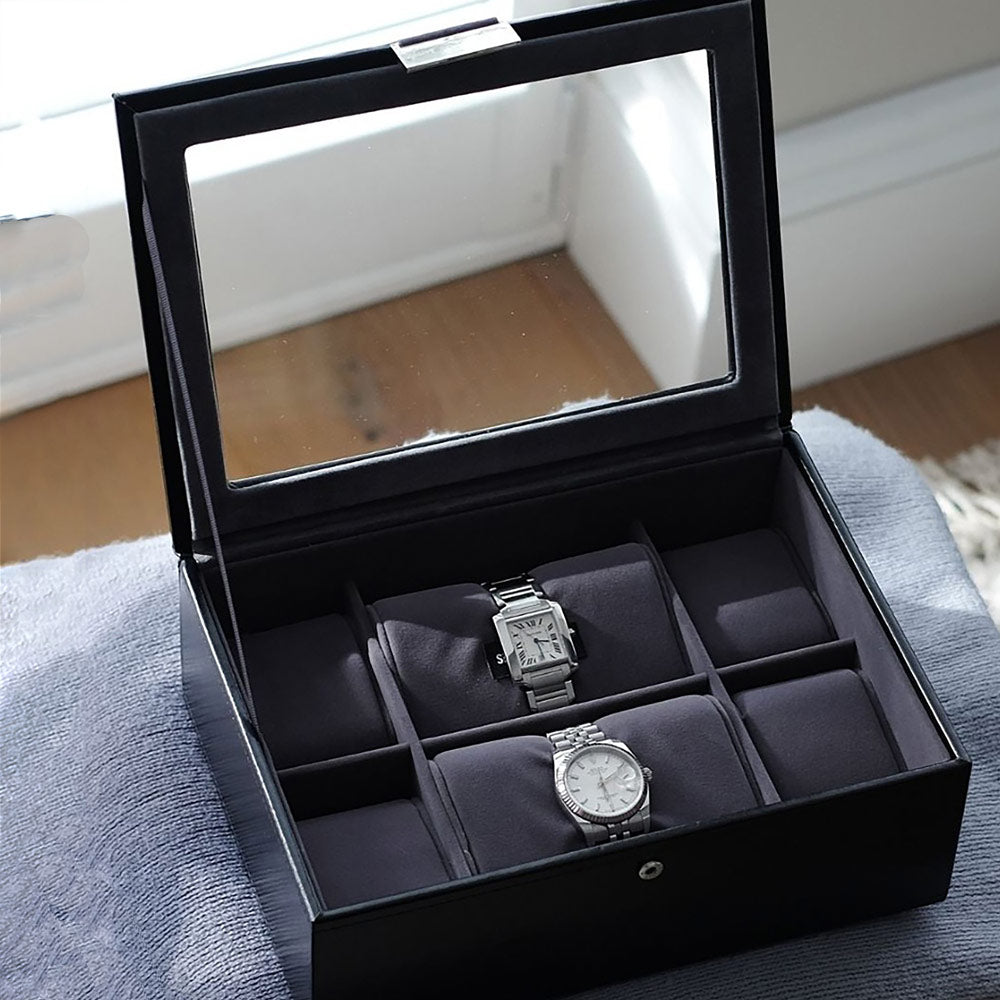 Stackers Watch Box 6-piece - Black