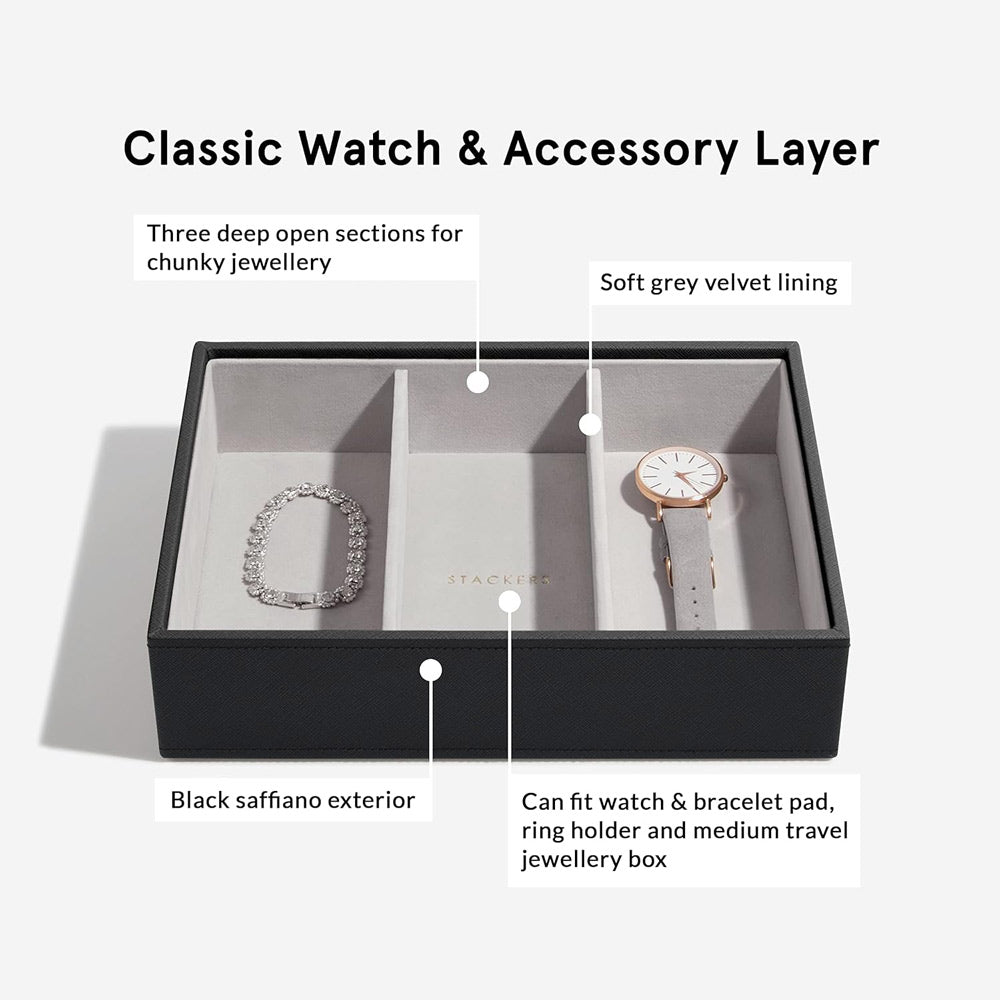 Watch & Accessories Deep Layer Medium - Black