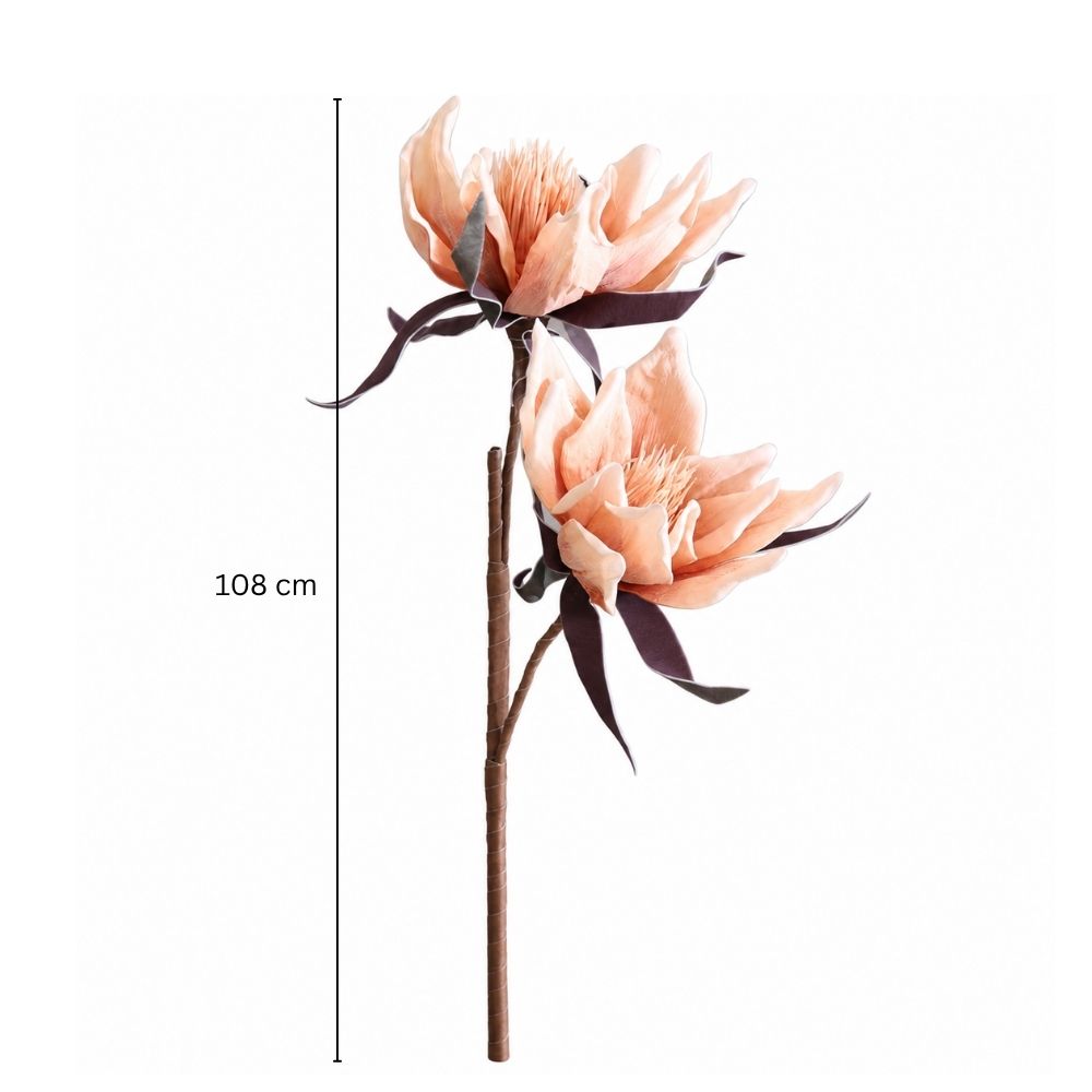 Water Lily Faux Stem - Sand