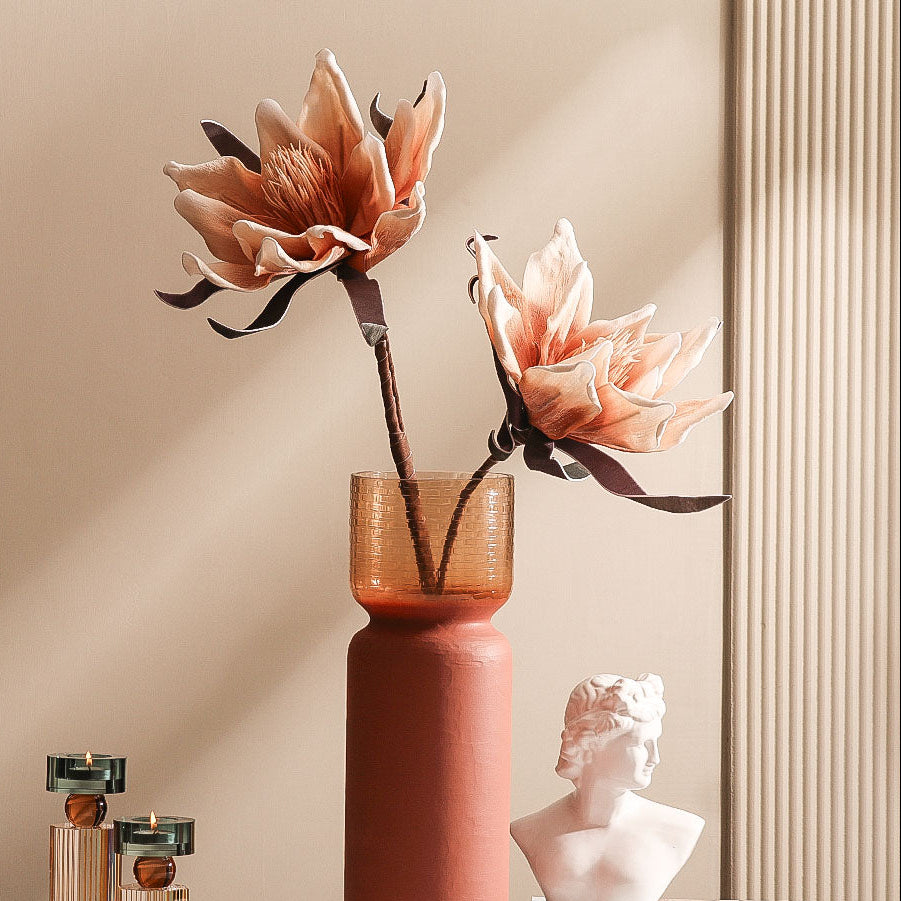 Water Lily Faux Stem - Sand