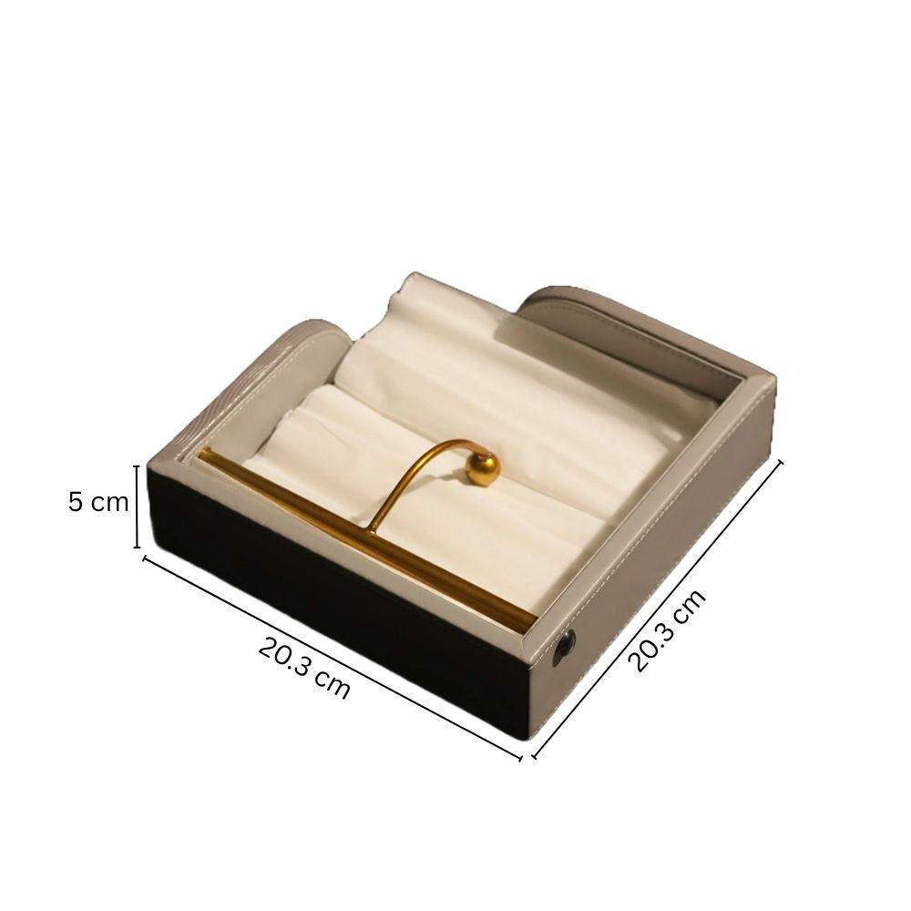 Wave Flat Napkin Holder - Grey
