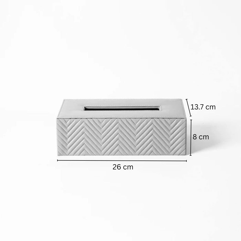Waverly Tissue Box Holder - Grey