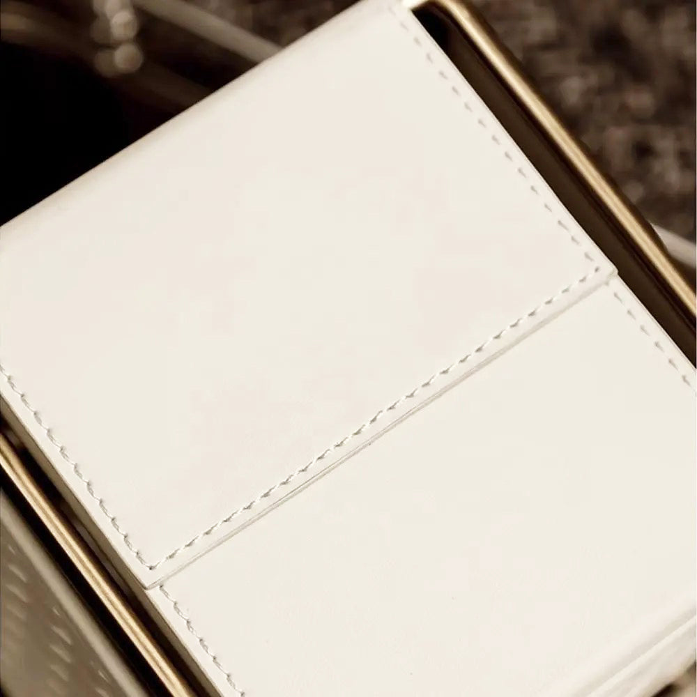 Cross Square Organiser Small - Cream