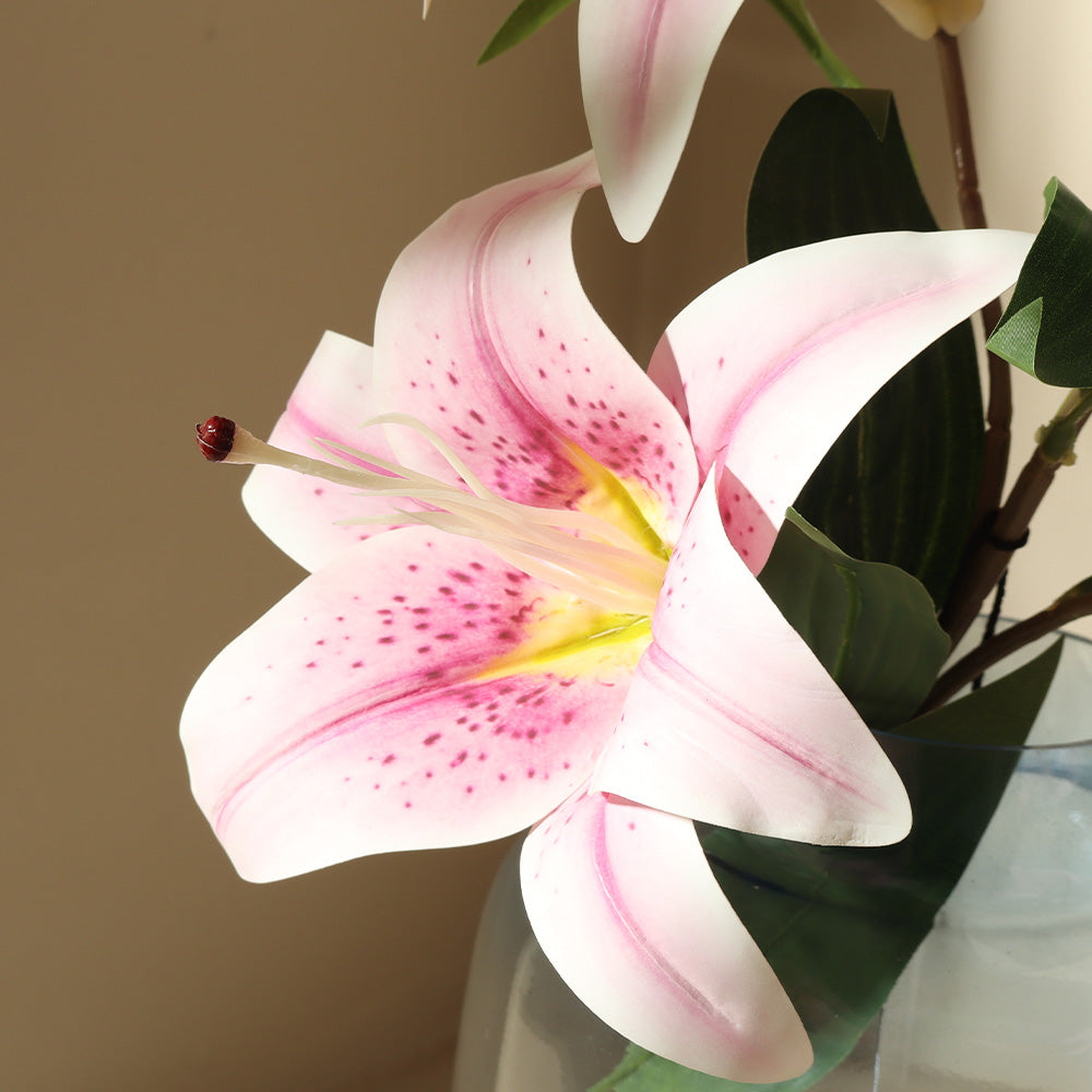 Wild Lily Faux Stem - Pale Purple