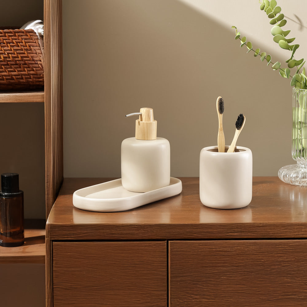 Wren 3-piece Bathroom Set - Linen