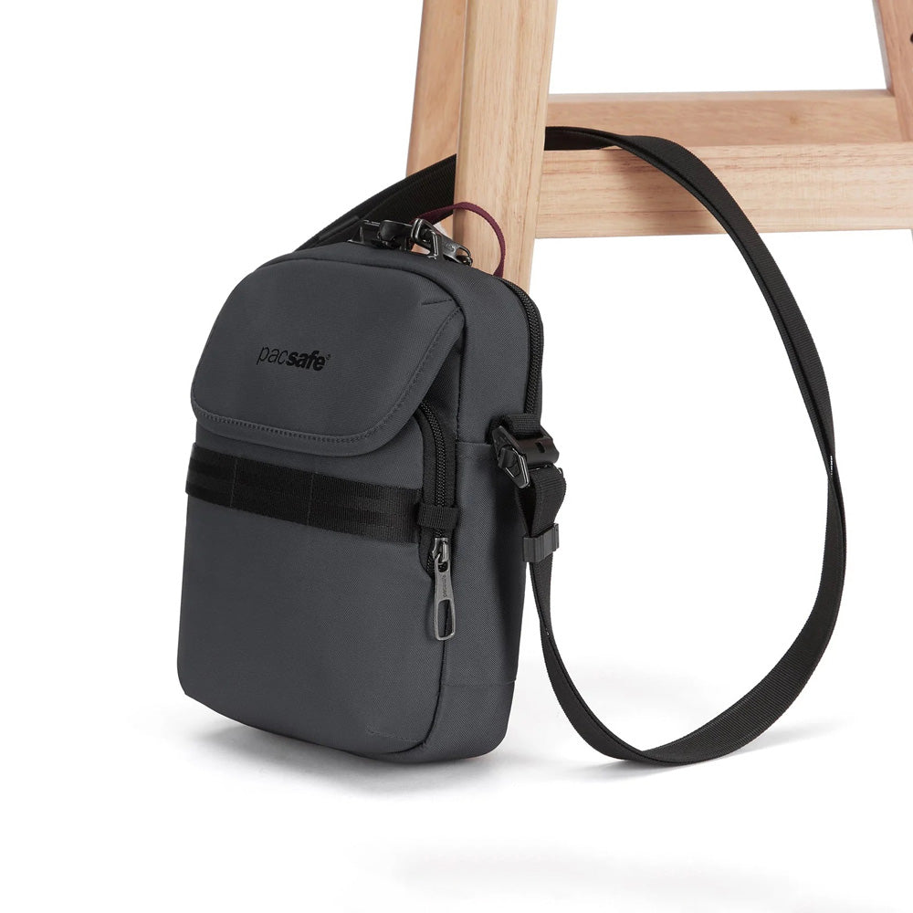 X Anti-Theft Compact Crossbody Bag - Slate