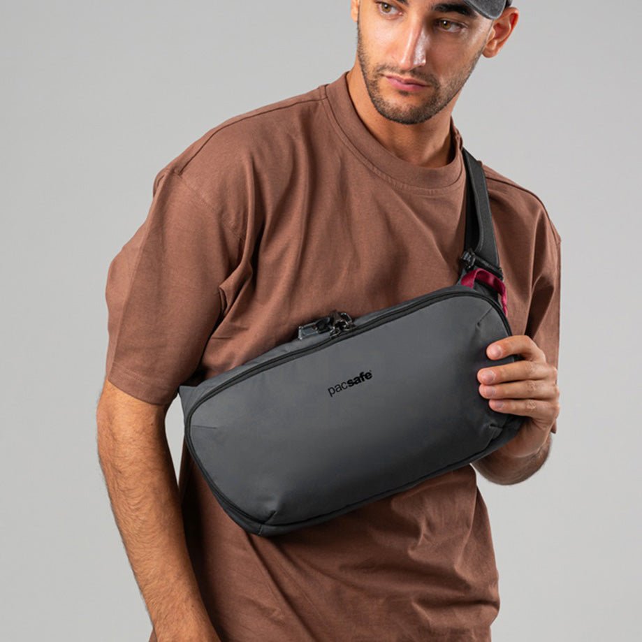 Pacsafe X Anti Theft Urban Sling Bag Slate Modern Quests