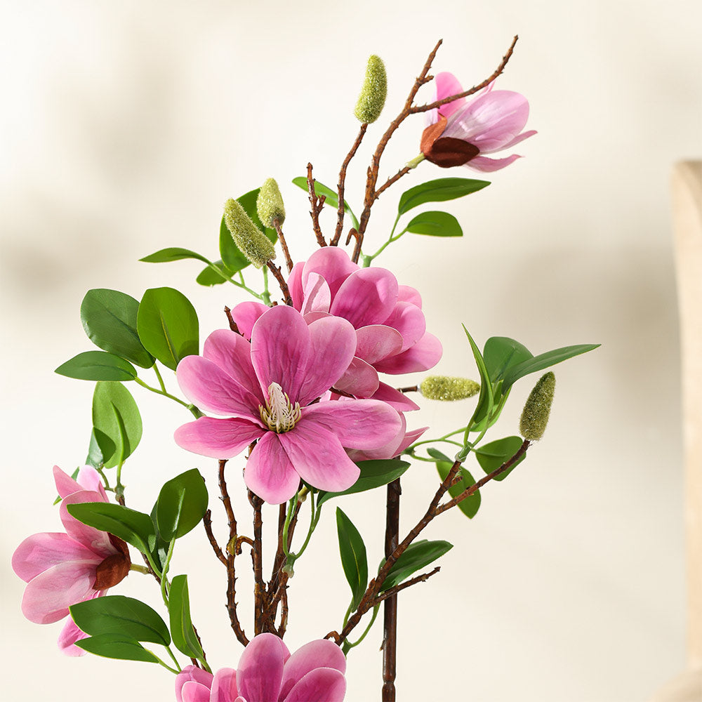 Yulan Magnolia Faux Stem - Purple