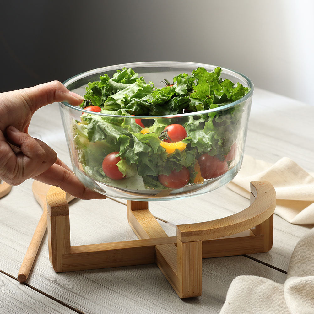 Zen Salad Bowl With Base - Medium