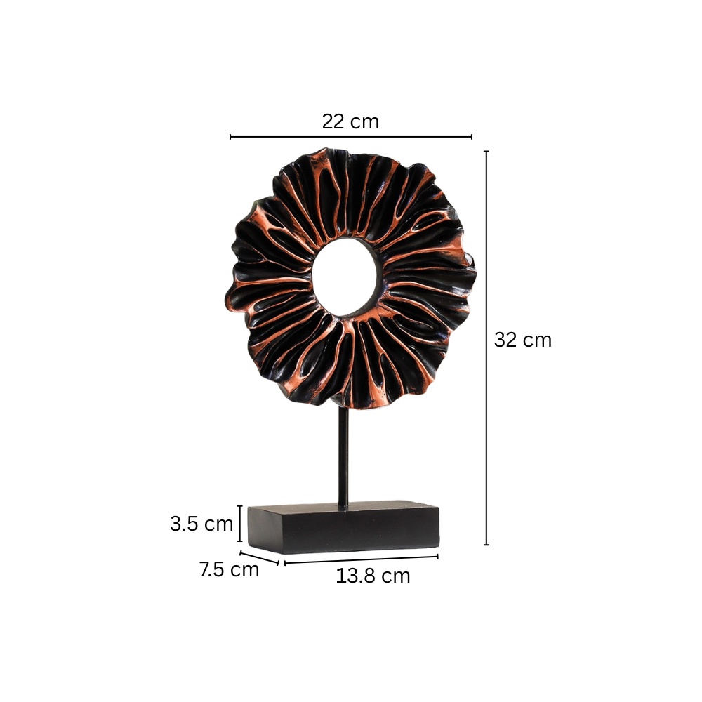 Zephyr Decorative Sculpture - Black Bronze