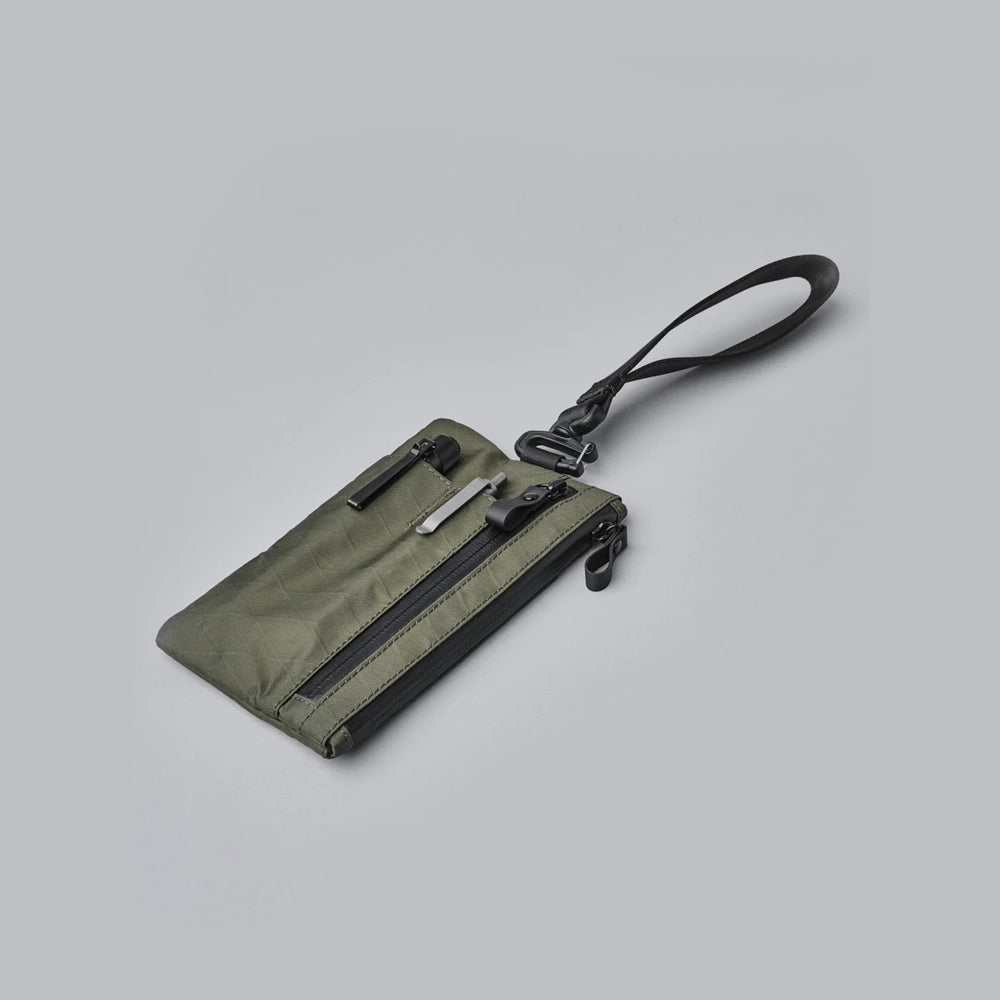 Zip Clutch - Dark Green VX21