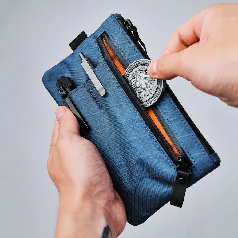 Zip Clutch - Ocean Blue RX30