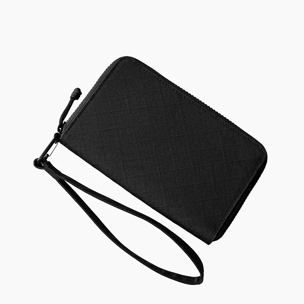 Zip Passport Wallet - Axogrid Black