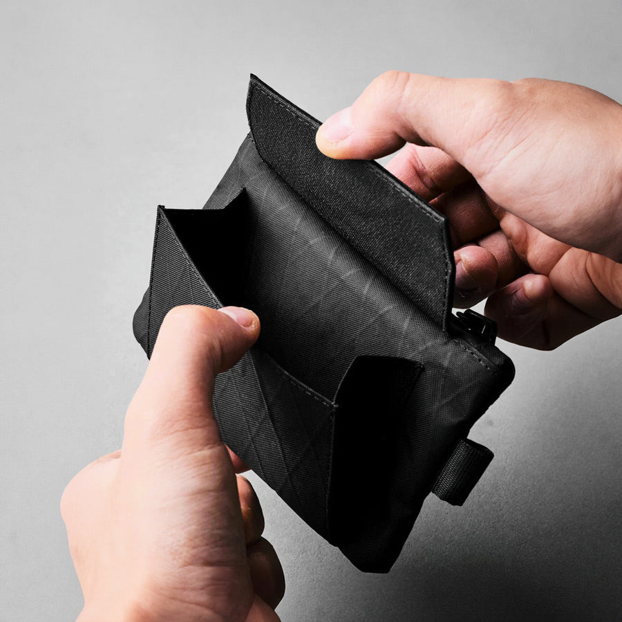 Alpaka Zip Pouch Coin - Black VX21