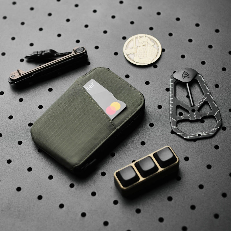 Zip Travel Wallet - Axoflux Green