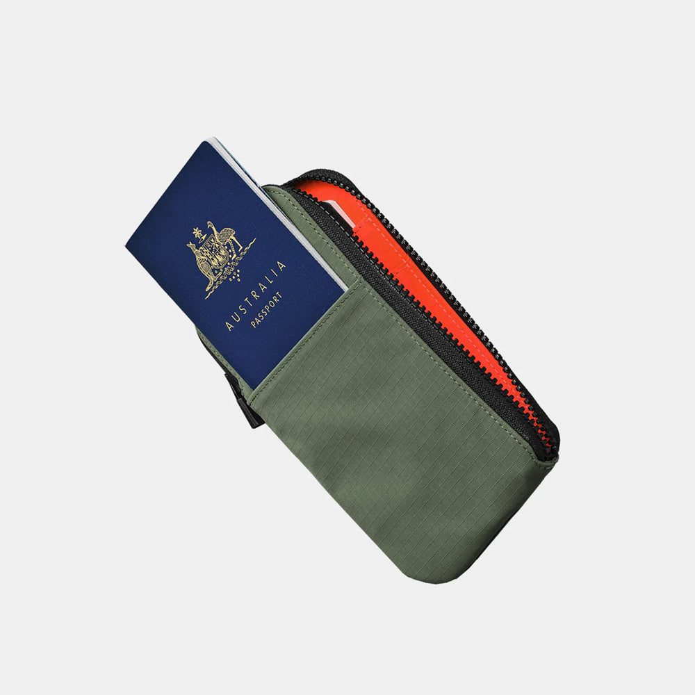 Zip Travel Wallet - Axoflux Green