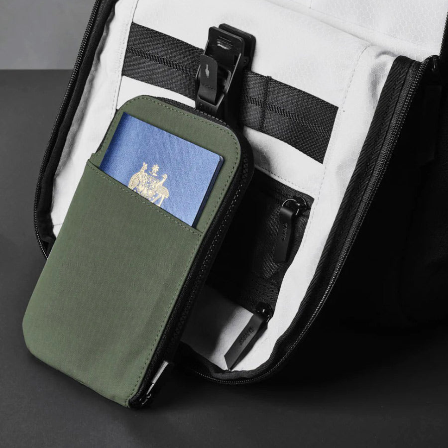 Zip Travel Wallet - Axoflux Green