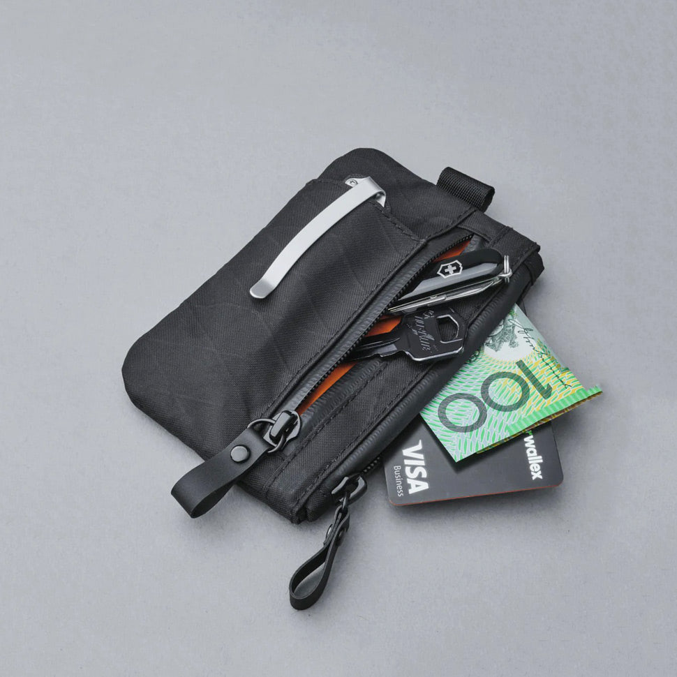 Zip Card Holder - Black VX21