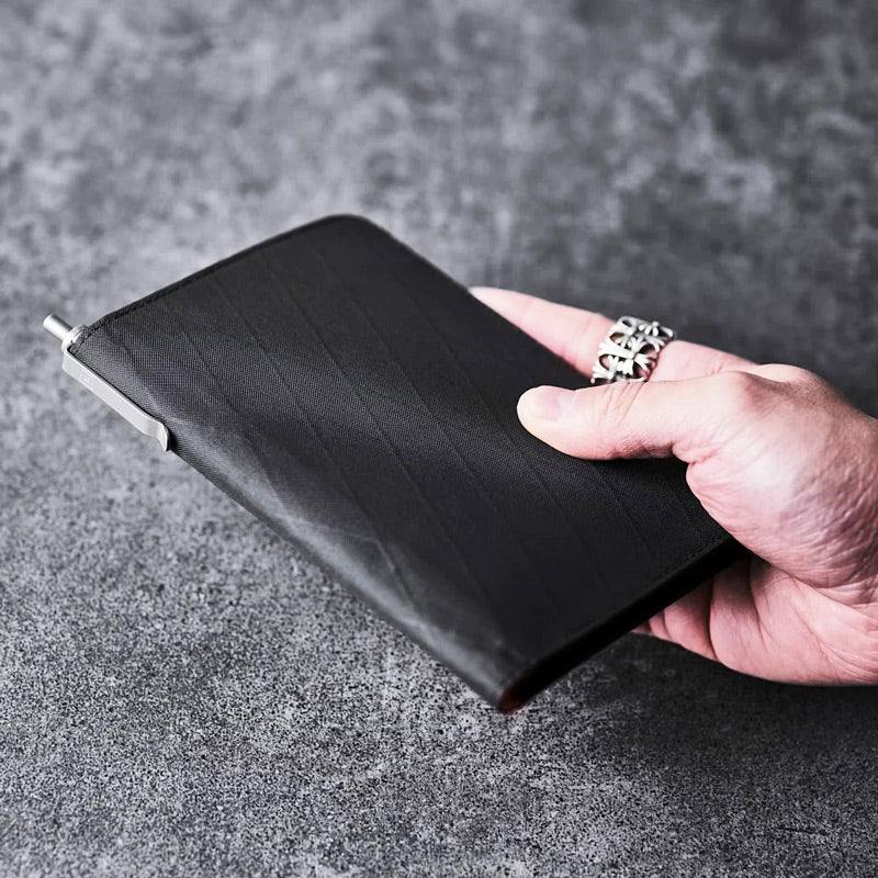 Alpaka ARK Bifold Passport Wallet - Black VX21