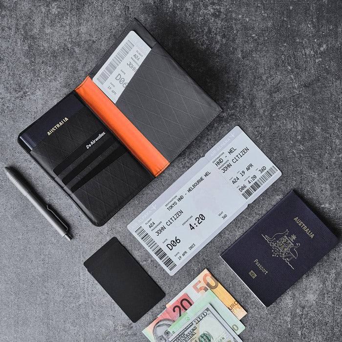 Alpaka ARK Bifold Passport Wallet - Black VX21