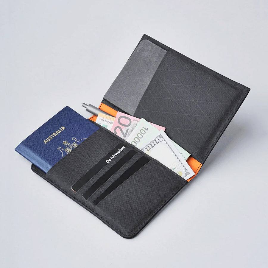 Alpaka ARK Bifold Passport Wallet - Black VX21