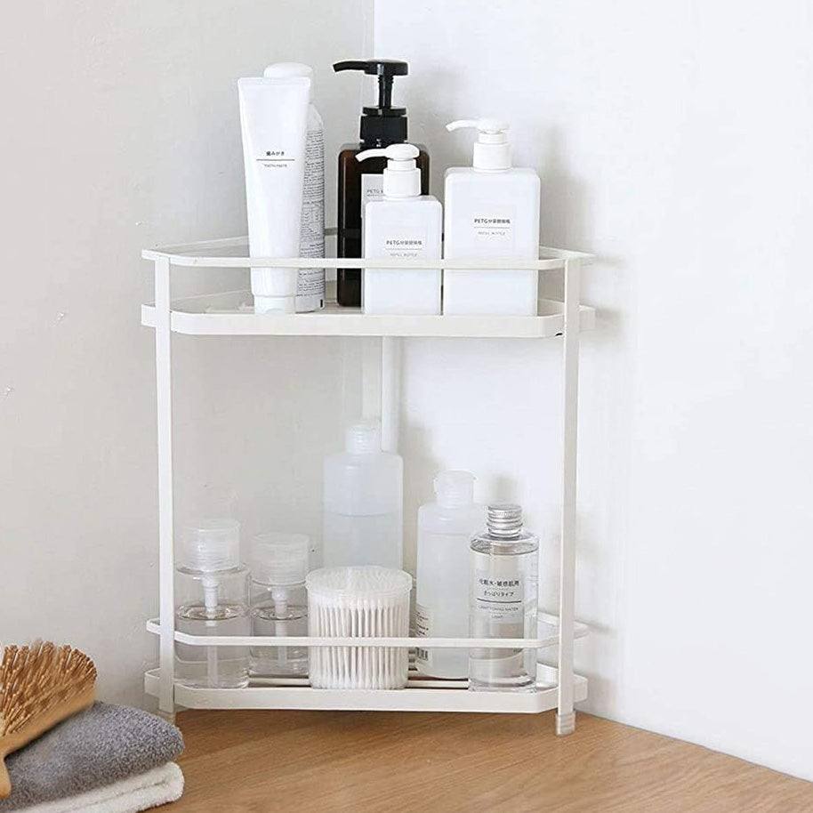 Arhat Organizers Corner Storage Shelf - White