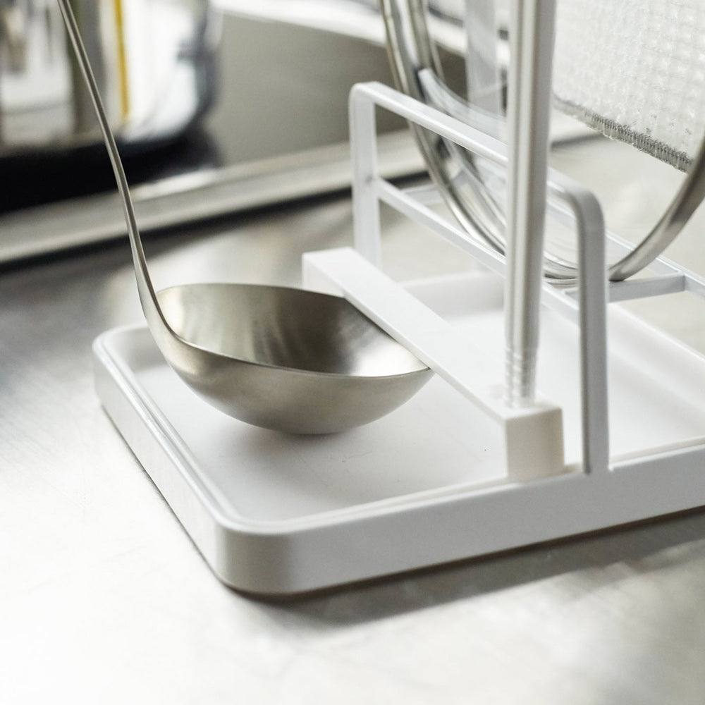 Arhat Organizers Spoon & Lid Rest - White