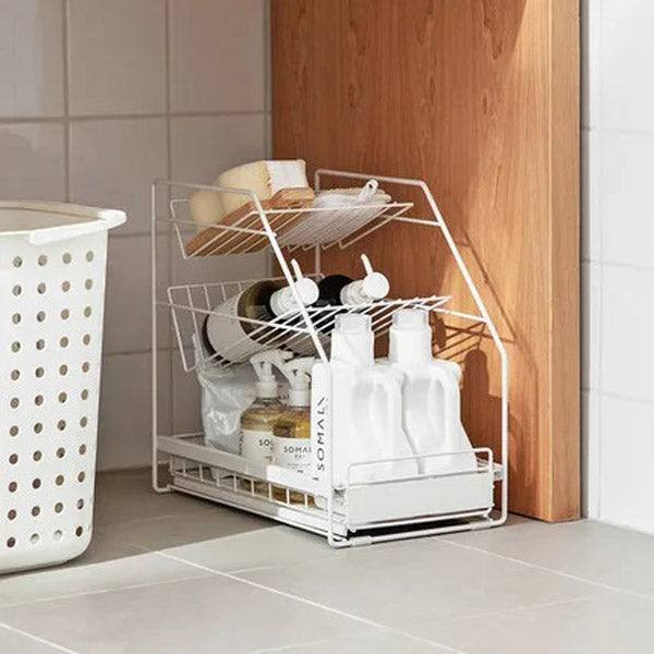 Arhat Organizers Under Sink Organiser - White