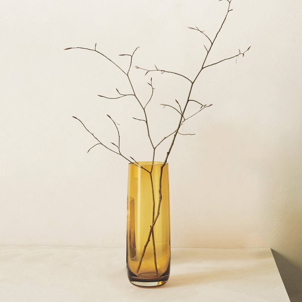 ASA Selection Ajana Glass Vase Tall - Amber