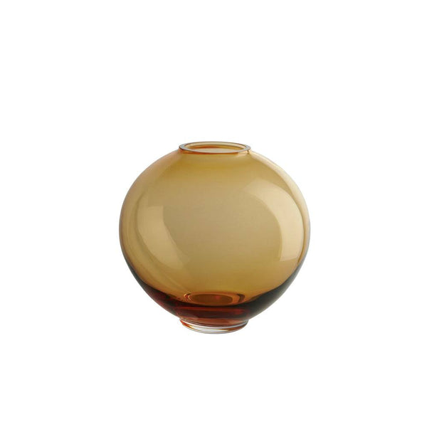 ASA Selection Mara Round Glass Vase - Amber