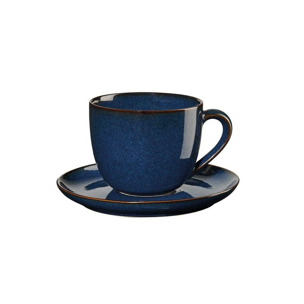 ASA Selection Seasons Cup and Saucer Set - Midnight Blue