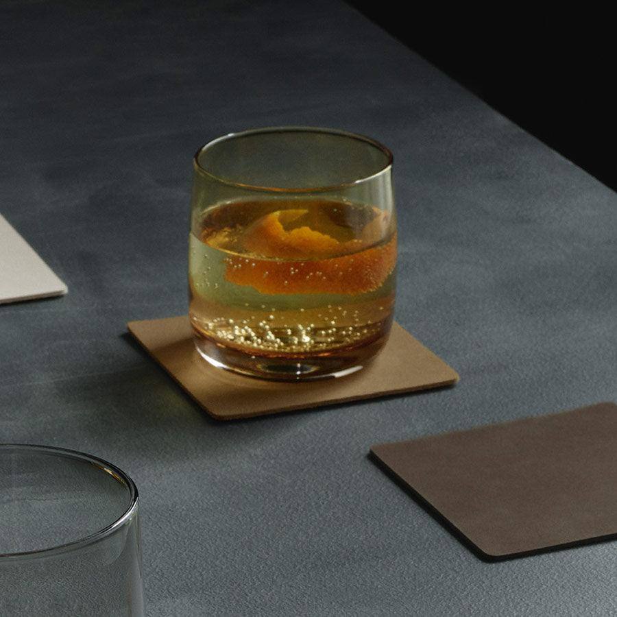 ASA Selection Soft Frosted Square Coasters, Set of 4 - Cork