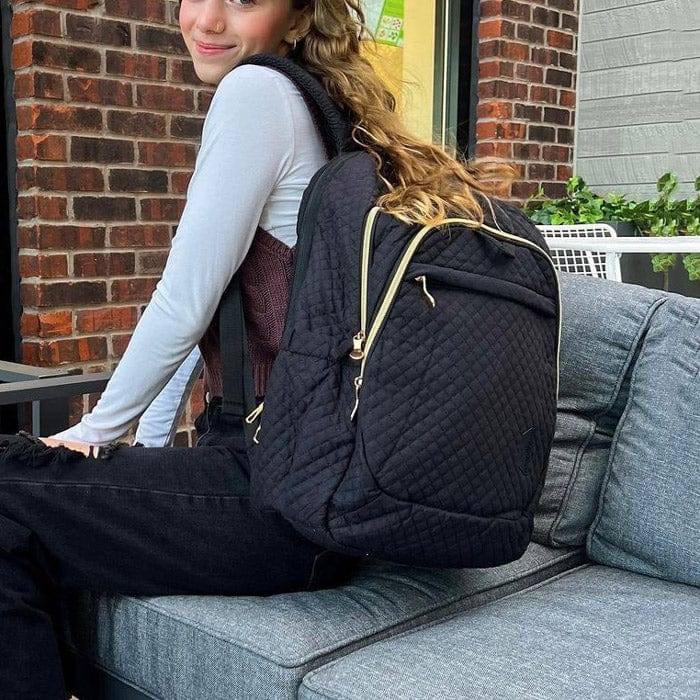 bagsmart laptop backpack Bagsmart Chevron Laptop Backpack 22L