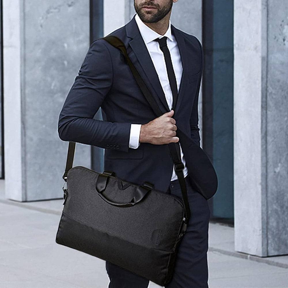 Bagsmart Falco Slim Laptop Bag - Black 15 to 15.6 inches