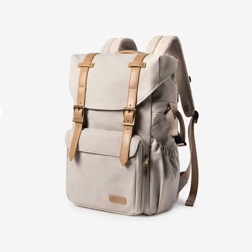 Bagsmart Photo Series Camera Backpack - Ivory White