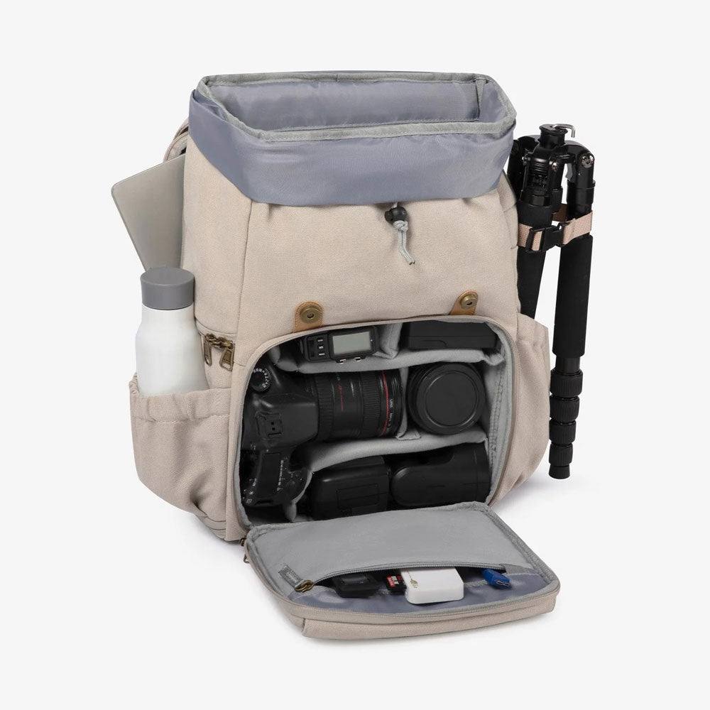 Bagsmart Photo Series Camera Backpack - Ivory White