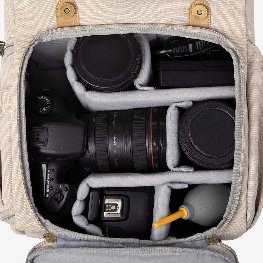 Bagsmart Photo Series Camera Backpack - Ivory White