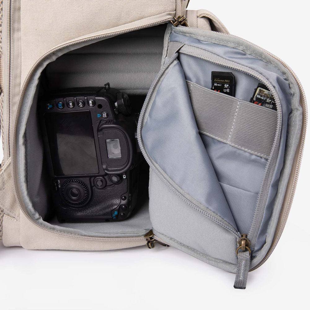 Bagsmart Photo Series Camera Backpack - Ivory White