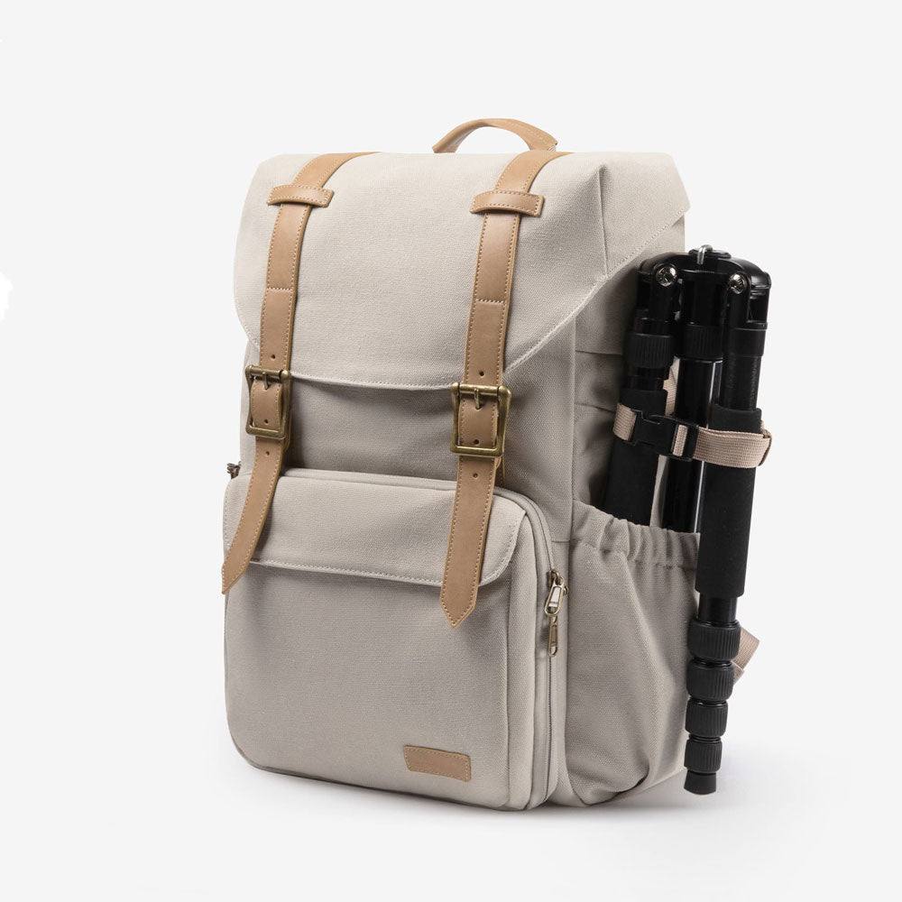 Bagsmart Photo Series Camera Backpack - Ivory White