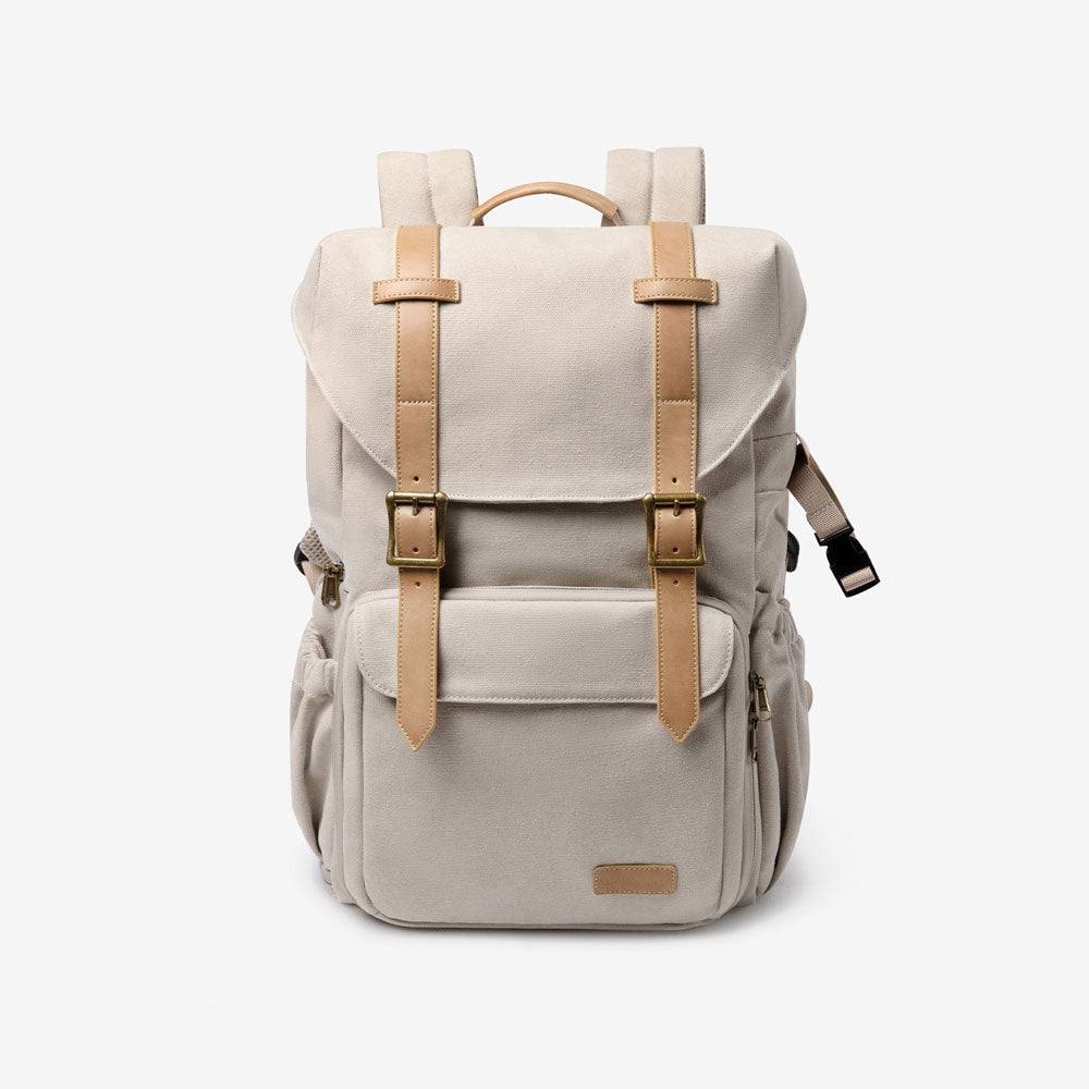 Bagsmart Photo Series Camera Backpack - Ivory White