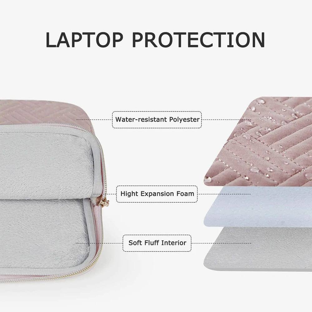 Bagsmart Rosa Laptop Sleeve - Pink 13 to 13.3 Inch
