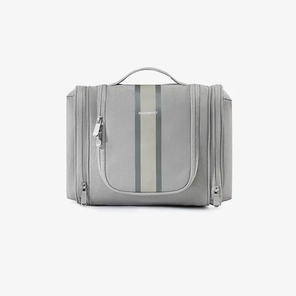 Bagsmart Dual Zip Travel Makeup Organiser - Grey – Modern Quests