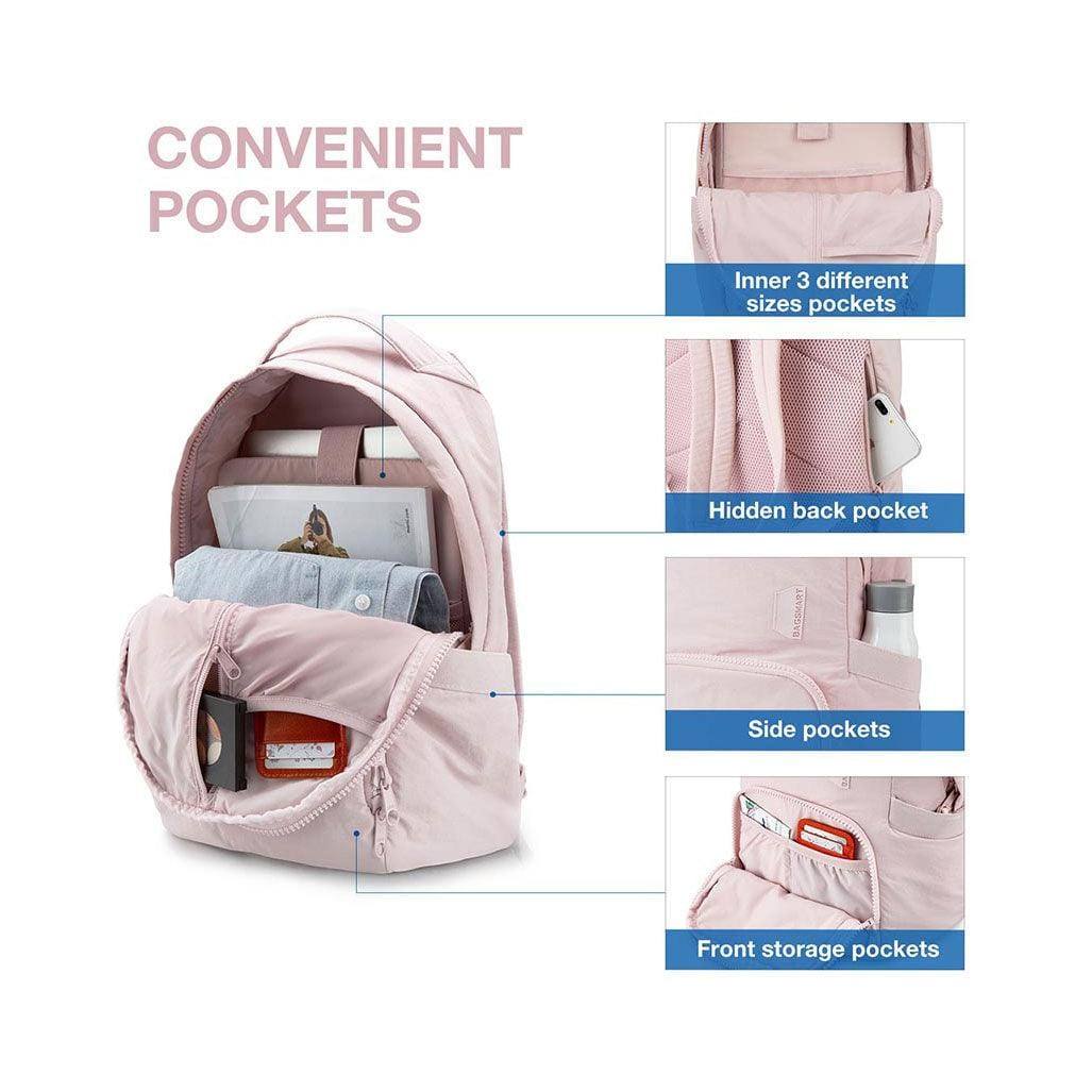 Bagsmart Zoraesque Daily Backpack - Pink