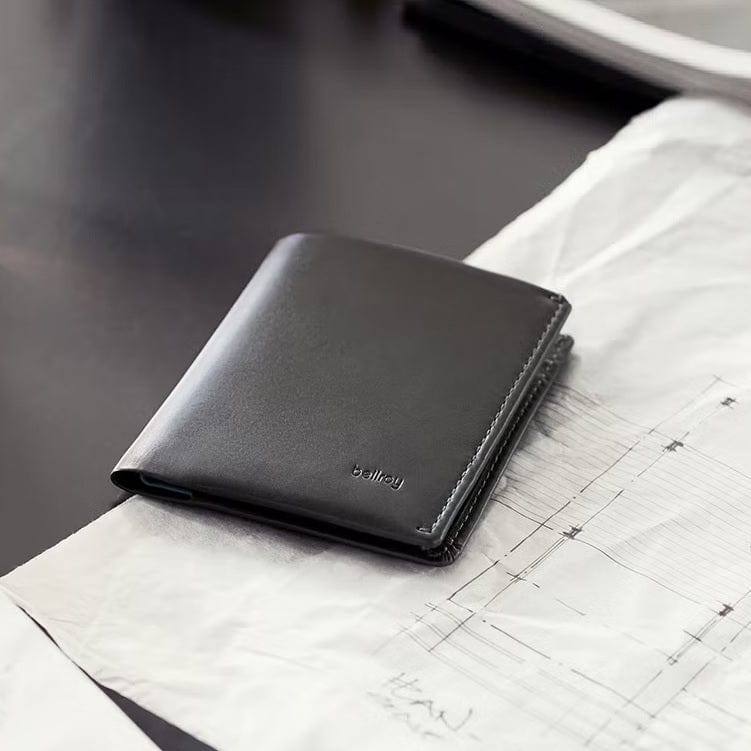 Bellroy Note Sleeve Wallet - Charcoal Cobalt RFID