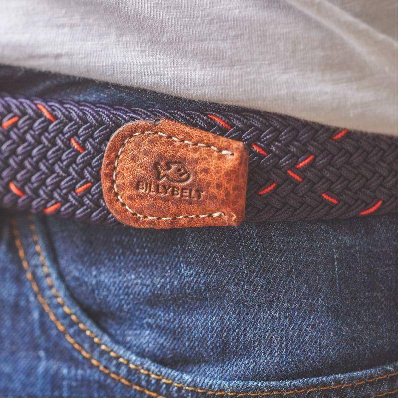 Billybelt Braided Belt Medium - Navy Blue – Modern Quests