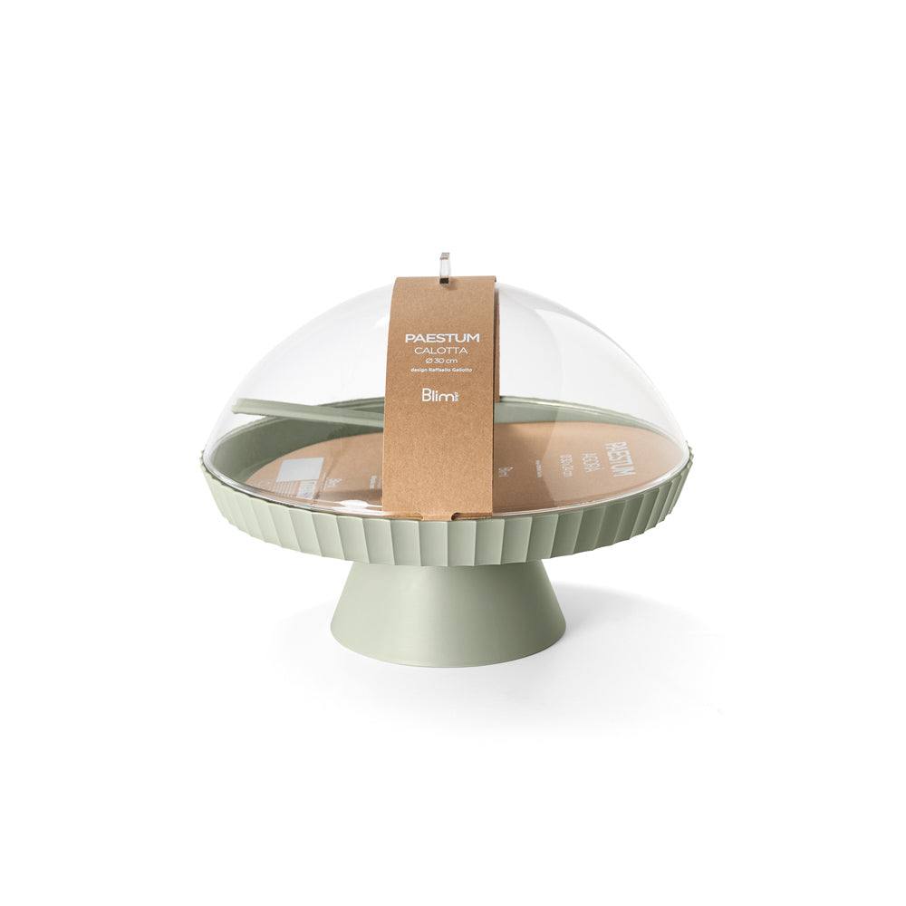 Blim Plus Italy Agora Cake Stand with Cover - Forest