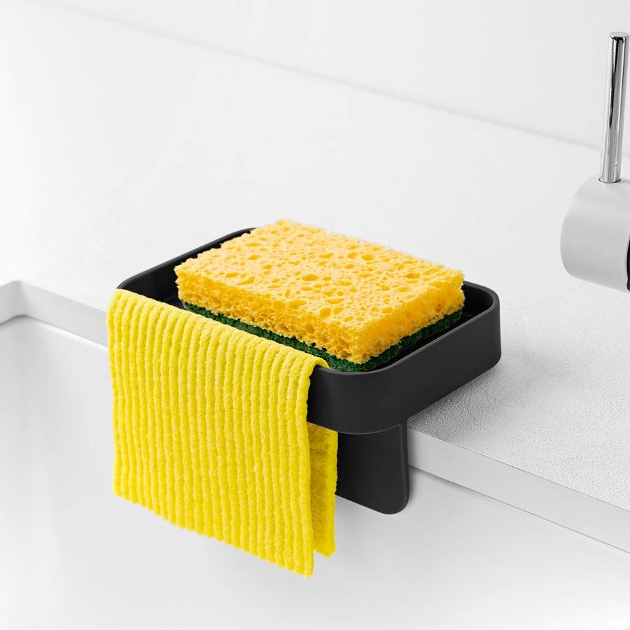 Blim Plus Italy Battigia Sponge Holder - Carbon Black