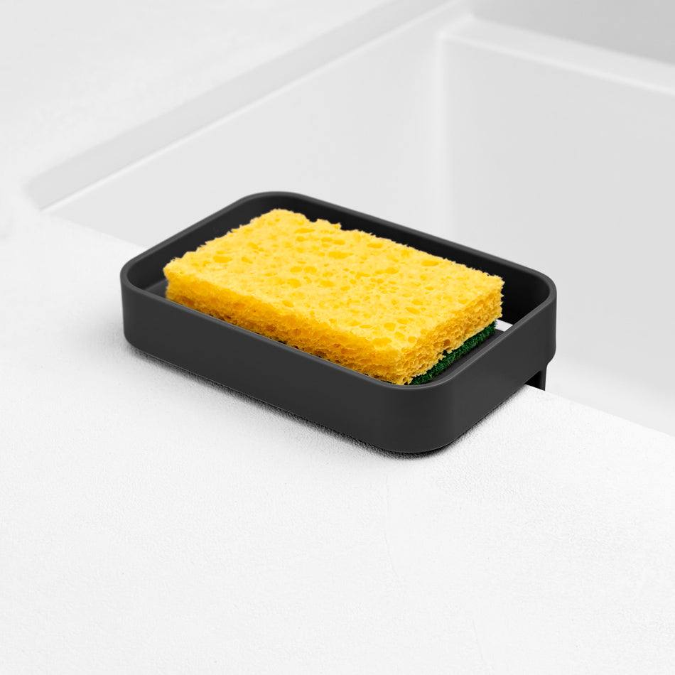 Blim Plus Italy Battigia Sponge Holder - Carbon Black