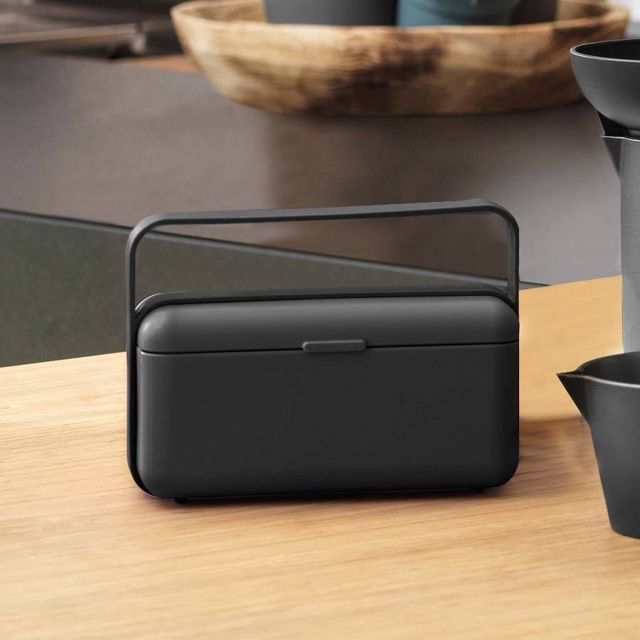 Blim Plus Italy Bauletto Lunch Box Small - Carbon Black