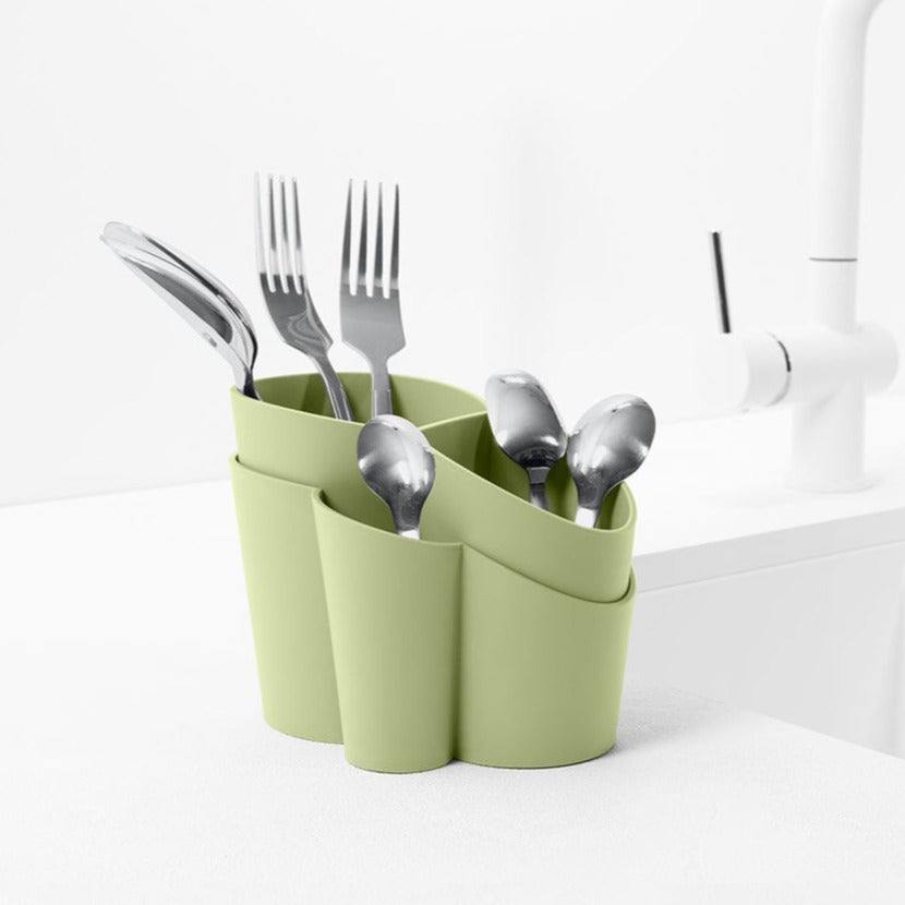 Blim Plus Italy Gocciolo Cutlery Drainer - Forest